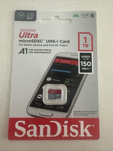 SanDisk Ultra 1TB Class 10 microSDXC UHS-I Memory Card