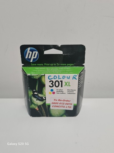 Original HP 301XL Tintenpatrone Farbe abgelaufen aber neu versiegelt