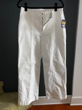 NEW WITH TAGS: Universal Thread women's high-rise wide leg pants; White, size 10