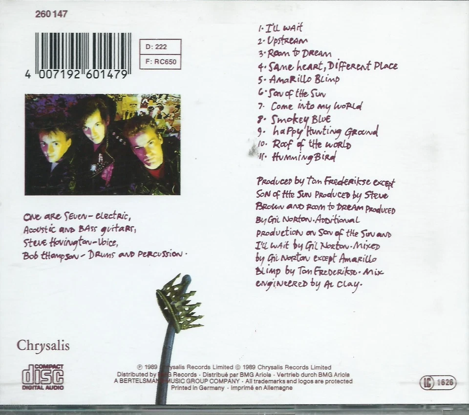 CD - One - Upstream - 1989 - Bild 2 von 2