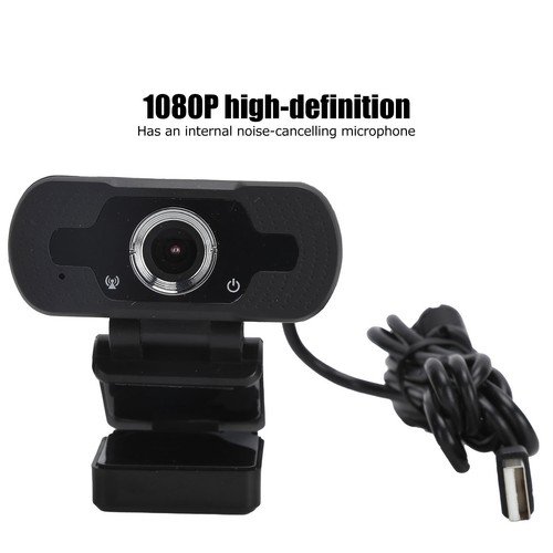1080P Web Camera Full HD USB Webcam With Noise Cancelling Microphone MultiFu NEW - Afbeelding 11 van 12