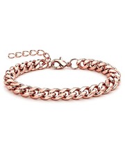 Pure Copper Bracelet for Men Adjustable Cuban Link Chain 7.5"-8"