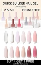 CANNI® Hema Free Quick Builder Nail Gel 9ml UV LED Soak Off - Quick Construction
