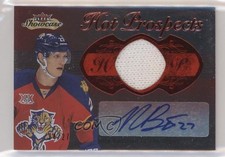 2013-14 Fleer Showcase Red Glow 24/27 Nick Bjugstad #198 Auto 1o3