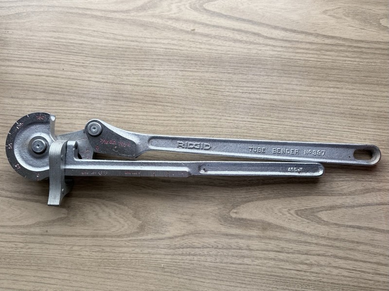 RIDGID No. 397 Tube Bender 7/16” OD 1-1/2” Radius, USA