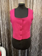 Christian Lacroix Tailored Vest  Women's Button up Vest