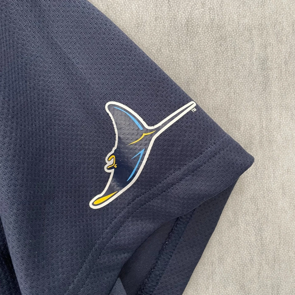 Tampa Bay Rays Jersey Youth 18/20 Blue Evan Longoria #3 MLB Baseball Boys Kids - Image 3 of 4