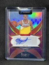 Nikola Durisic 2024-25 Select Rookie Jersey Auto /99 Hawks Rookie Auto RC Sh