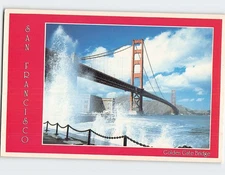 Postcard The Incredible Golden Gate Bridge San Francisco California USA