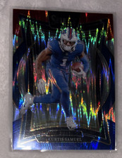 2024 Select Concourse Prizm Red & Blue Shock Curtis Samuel #23 Bills Color Match