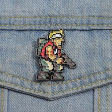 Shooting Game Pin Cool Enamel Pin Men's Brooch Jeans Brooches Brooches for Cloth