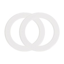 uxcell Magnetic Adapter Ring, 2Pcs Sticker Ring ABS Universal White