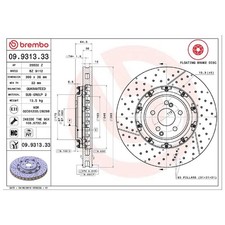 2x Brembo Scheibenbremse vorne A2304211212 26254748 2x Brembo Scheibenbremse vorne A2304211212 26254748