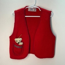 Vintage Highland Home Industries Vest Skirt Set Wool Plaid Scotland Cute