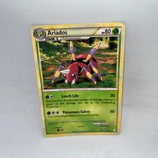 Ariados 15/123 Rare HeartGold & SoulSilver Pokemon Moderately Played
