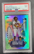 2023 Topps Home Field Advantage HA6 Ronald Acuna Jr. PSA 9 MVP Braves -Free Ship