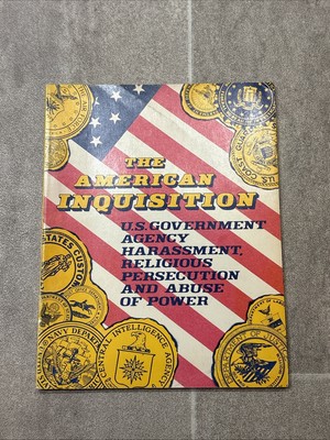 The American Inquisition, U.S. Govt. Agency Harassment VTG Scientology Book