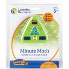 Learning Resources Minute Math Electronic Flash Card ler6965 