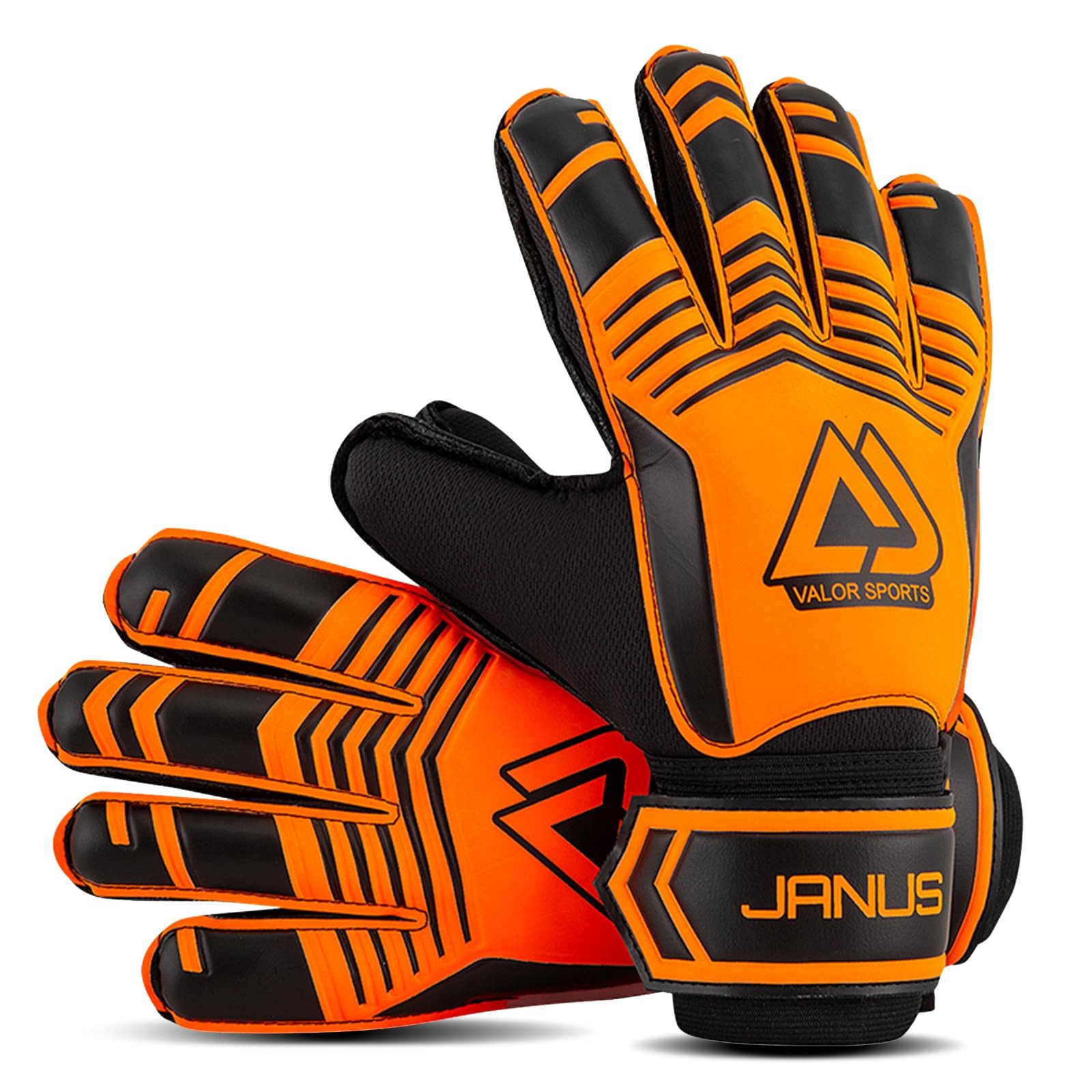 Soccer Goalkeeper Gloves with Finger Protection for Injury Prevention and Strong Grip