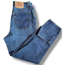 Vintage Levis 512 High Waisted Jeans 13 Medium Wash Slim Fit Tapered Leg USA