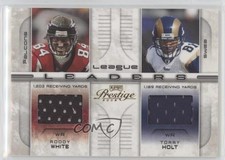 2008 Prestige League Leaders Materials 164/250 Roddy White Torry Holt #LL-15 ix8