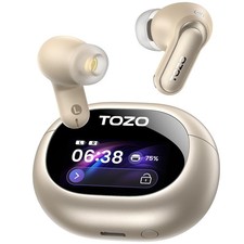 TOZO NC20 Pro Active Noise Cancelling Wireless Small, Titanium Champagne