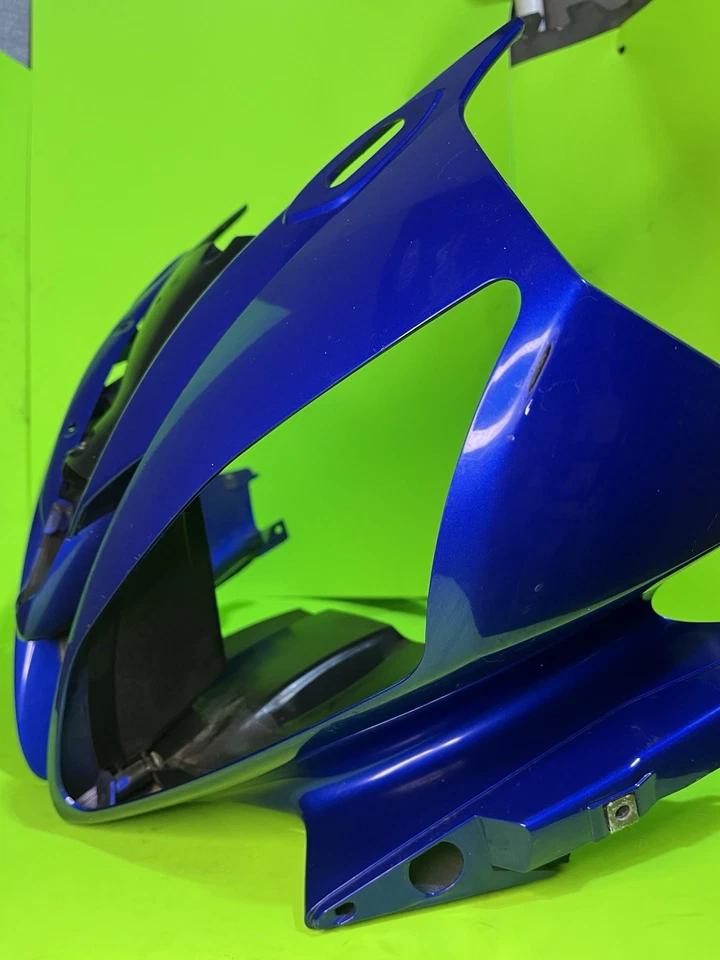 Yamaha R6 2006-2007 OEM capucha delantera azul increíble estado usado OEM Foto 3 de 4
