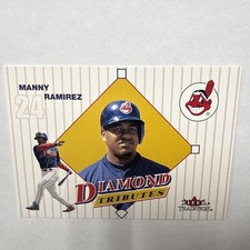 2001 Fleer Tradition Manny Ramirez #9 DT Diamond Tributes