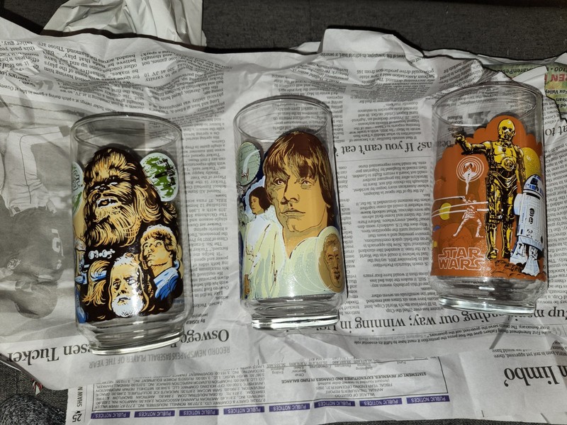 1977 star wars burger king glasses