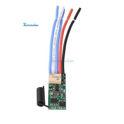 433Mhz DC3V-18V Mini Wireless RF Remote Control Switch LED Lamp Controller DIY