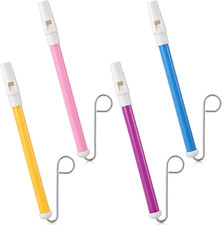 8 Pcs Slide Whistle for Adults, Plastic  Musical Instrument for Party Favors