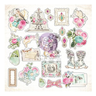 Prima Marketing Ephemera 42/Pkg-Avec Amour Set 1
