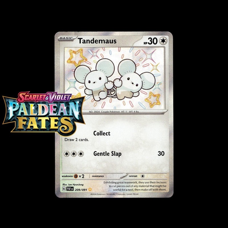 Pokemon Paldean Fates: Choose Your Card! - Holos/Reverse Holos EX Baby Shiny NM