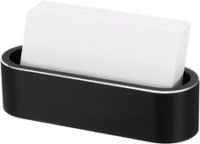 Business Card Holder for Desk, Metal Name Card Display Organizer Aluminum Alloy