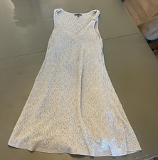 American Eagle Outfitters Gray Knit Tank Dress Sleeveless V Neck Lined XL