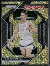 2024 Prizm Monopoly WNBA #WNBA2 Kelsey Plum All-Star Gold Millionaire /500
