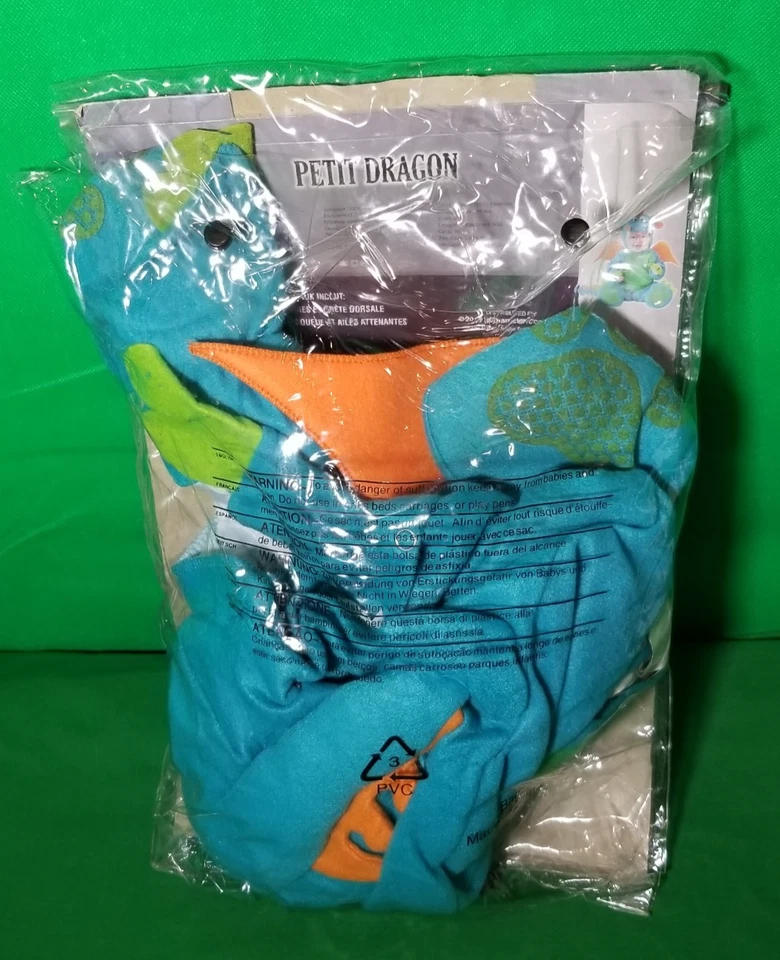 Disfraz infantil InCharacter Dinky Dragon de peluche 12-18 (pieza faltante) Foto 2 de 4