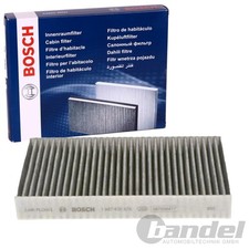 BOSCH INNENRAUMFILTER AKTIVKOHLEFILTER für NISSAN JUKE PULSAR RENAULT FLUENCE