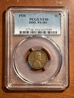 1936 DDO FS-101 Type 1 Double Doubled Die Obverse Lincoln Cent PCGS VF30 BN