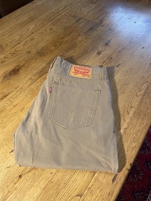 Herren Levi s 511 Slim Taper Jeans sehr guter Zustand 32 W 30 L beige