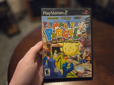 Magic Pengel: The Quest for Color (Sony PlayStation 2, 2003) *NO MANUAL* TESTED 
