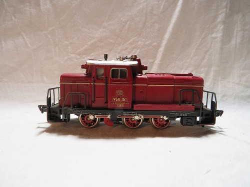 ESF-42816	Fleischmann H0 Diesellok DB V60 151, Funktion geprüft | Condition: Gebraucht