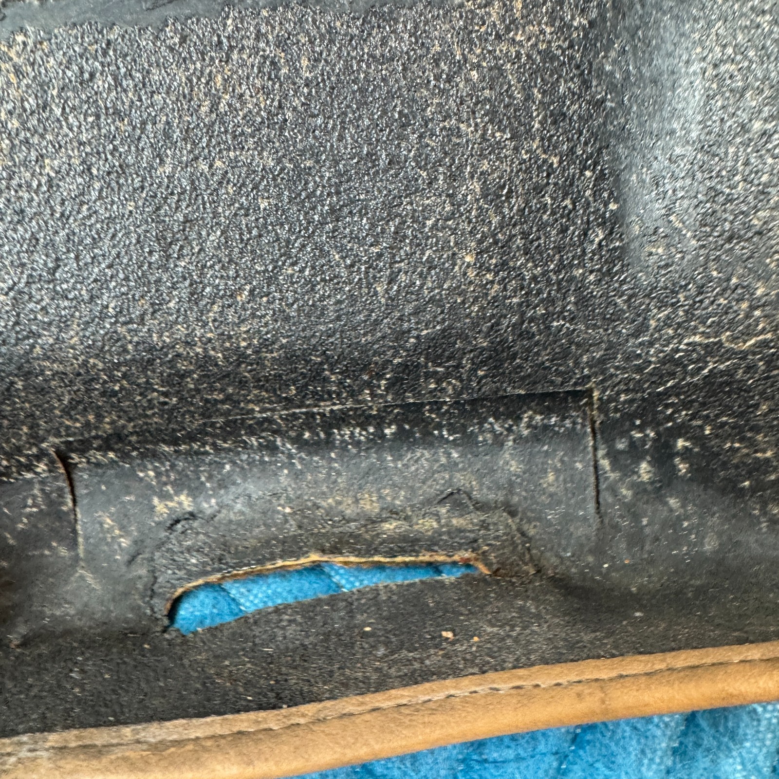 1989–1991 CHRYSLER TC MASERATI 46K Trunk Lid Soft Liner Ginger Tan OEM
