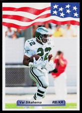 1992 Vai Sikahema - #255 - Philadelphia Eagles a49