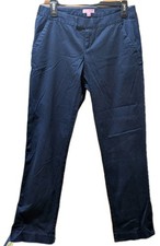 Lilly Pulitzer Vintage Womens Navy Chino Pants Size 6 Style 25246