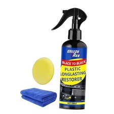 Ultimate Car Plastic and Trim Restorer Back to Black Restores Faded Trim, UV