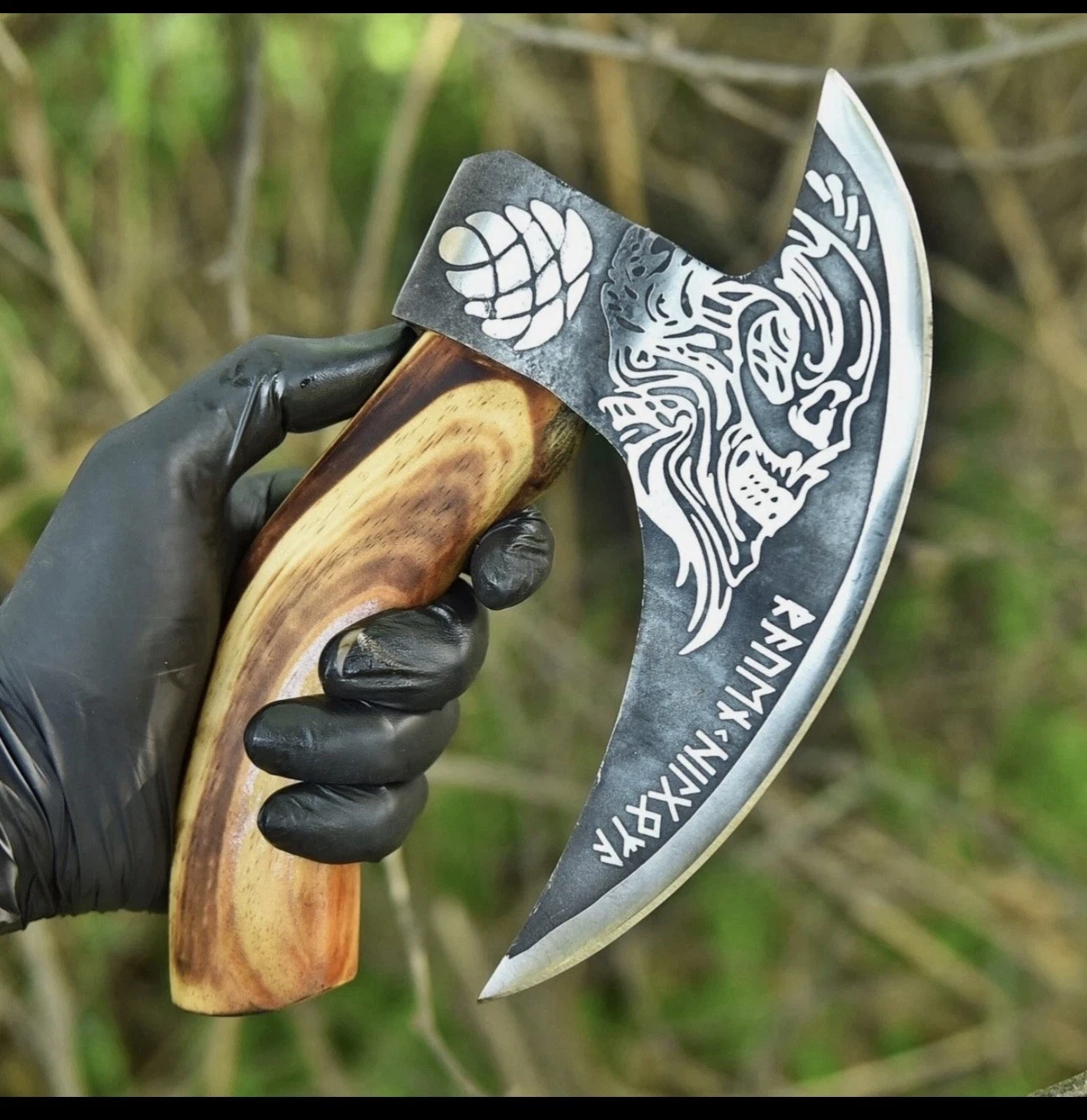 Pizza Cutter Viking Axe High Carbon Steel with Ashwood Handle-Anniversary Gifts
Opens in a new windo