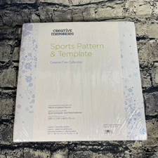 Creative Memories SPORTS CREATIVE CUTS Pattern & Doodling Template 