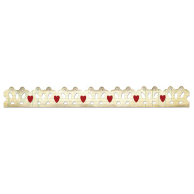Sizzix Sizzlits Decorative Strip Stanzer - Love-ly Border by Scrappy Cat