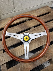 Nardi Steering Wheel With Ferrari Horn Button 14in 355mm Ebay